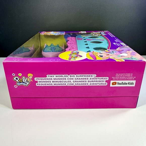 Polly Pocket Unicorn Dream Cruise Ship Boat Playset Boat Water Play New Sealed - Picture 12 of 14